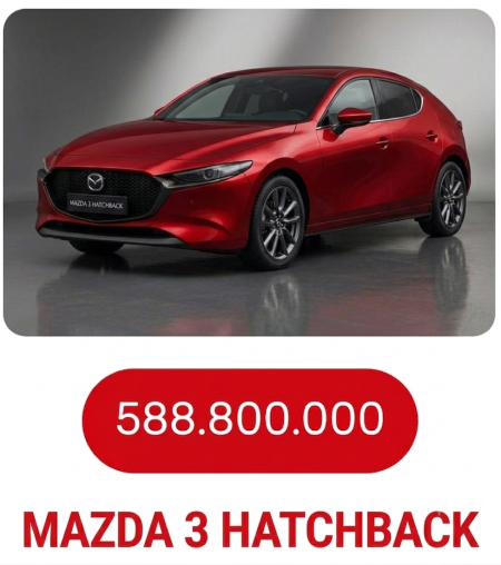Harga promo MAZDA3 HATCHBACK mazda PIK