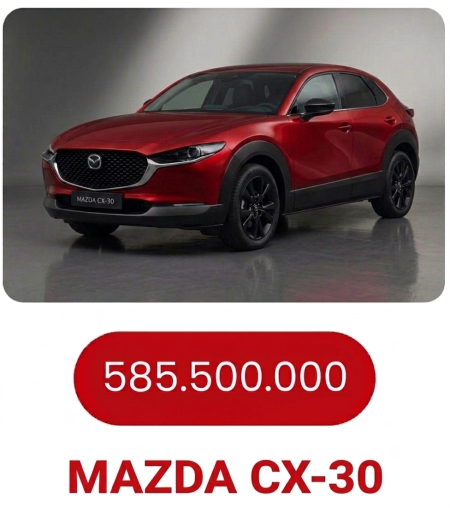 Harga promo NEW MAZDA CX-30 mazda PIK