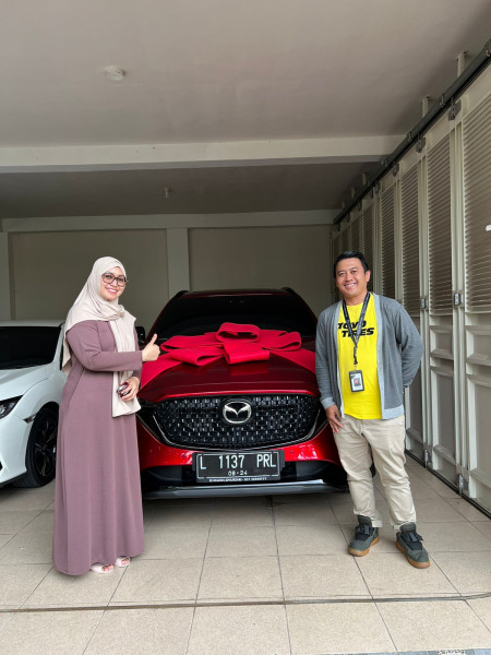 Delivery unit CX-5 kuro AWD soul red crystal metallic - Penyerahan Unit Mazda Surabaya